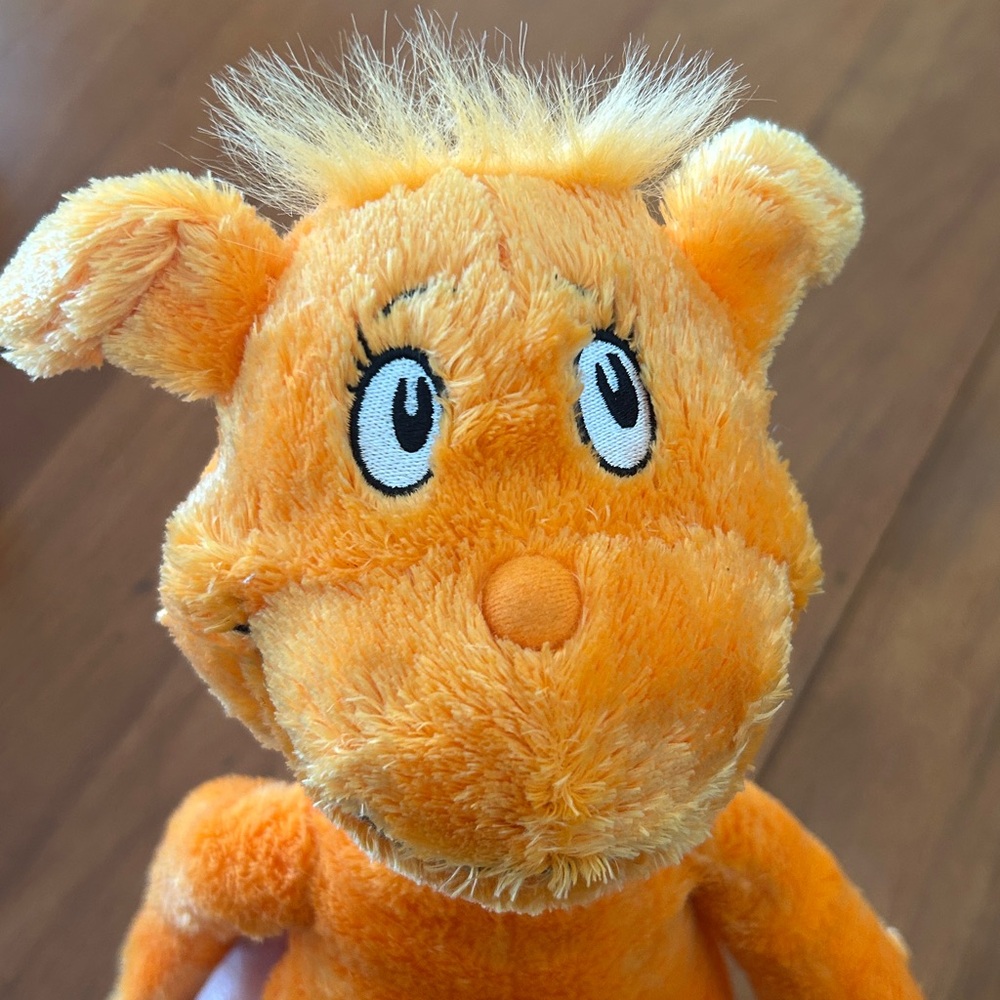 Dr. Seuss Orange Plush Character from Dr Seuss The Foot Book - Picture 4 of 5